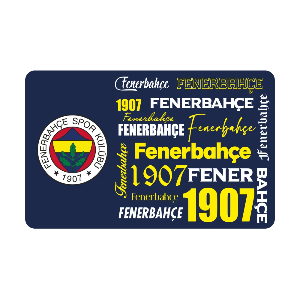 Fenerbahçe Lisanslı Ürün Dijital Kartvizit + Tag Sticker + Anahtarlık