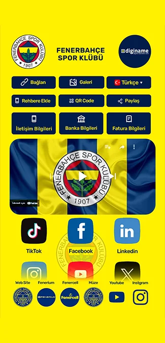 Fenerbahçe Sarı Tema